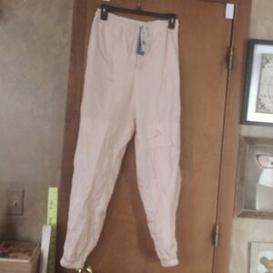 adidas sz M cuffed pant with zippers at bottom of legs brand new